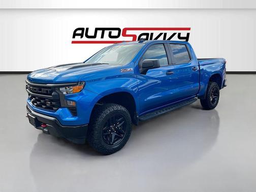 Glacier Blue Metallic 2023 Chevrolet Silverado 1500 Custom Trail Boss