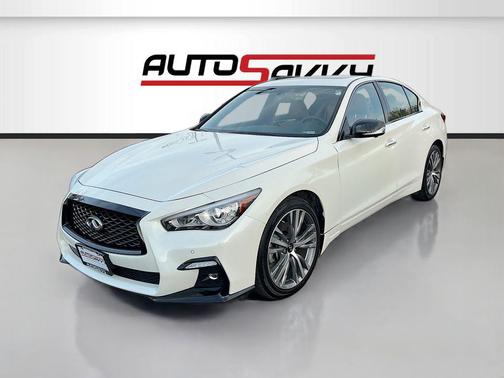 Majestic White 2024 INFINITI Q50 3.0t SENSORY