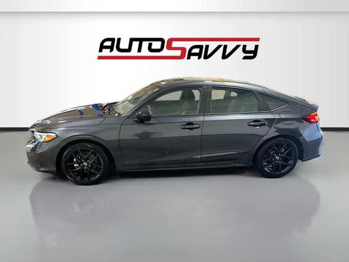 Gray 2025 Honda Civic Hybrid Sport