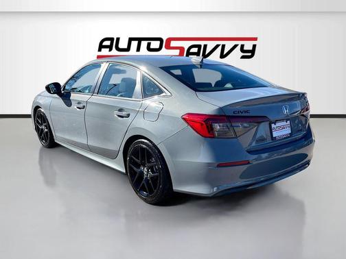 Gray 2026 Honda Civic Hybrid Sport