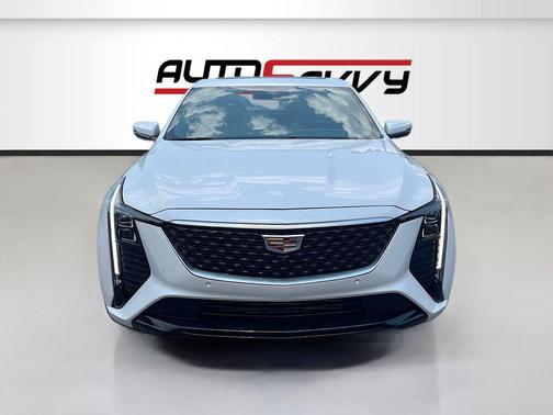 Crystal White Tricoat 2025 Cadillac CT5 Premium Luxury