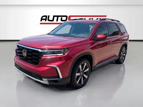 Red Metallic 2025 Honda Pilot Touring 8-Passenger