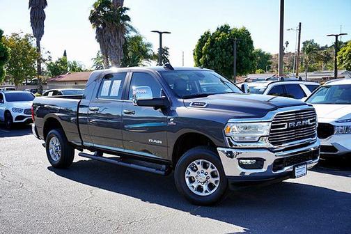 Granite Crystal Metallic Clearcoat 2023 RAM 3500 Laramie Mega Cab 4x4 6'4' Box