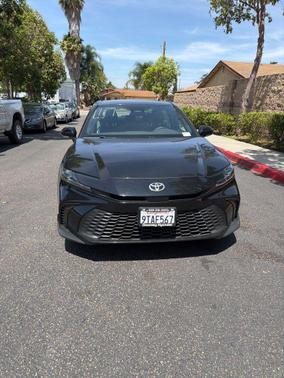 Midnight Black Metallic 2025 Toyota Camry SE