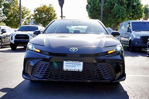 Midnight Black Metallic 2025 Toyota Camry SE