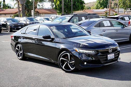 Crystal Black Pearl 2021 Honda Accord Sport 1.5T