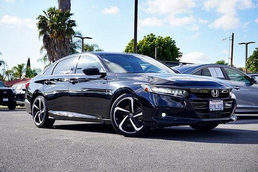 Crystal Black Pearl 2021 Honda Accord Sport 1.5T