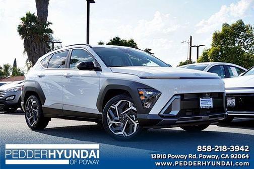 Atlas White 2026 Hyundai KONA SEL Premium