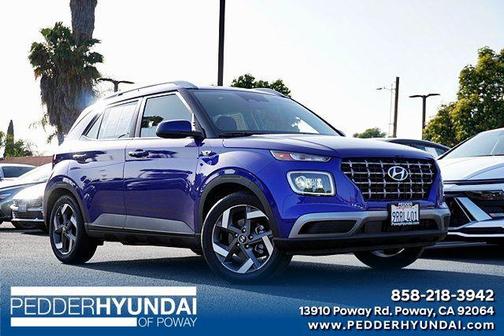 Intense Blue 2025 Hyundai VENUE Limited