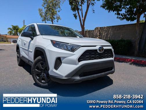 White 2022 Toyota RAV4 LE