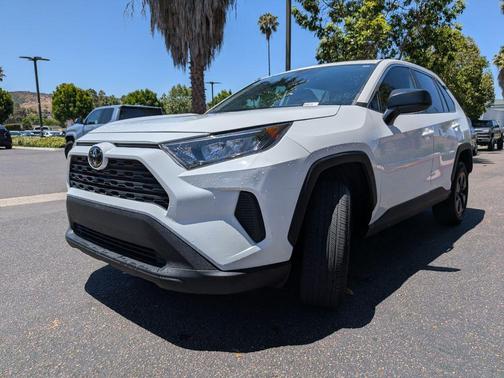 White 2022 Toyota RAV4 LE