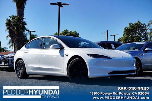 Pearl White Multi-Coat 2025 Tesla Model 3 Long Range