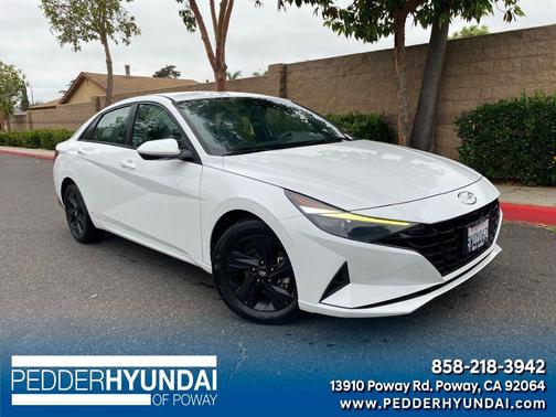 Quartz White 2021 Hyundai ELANTRA SEL