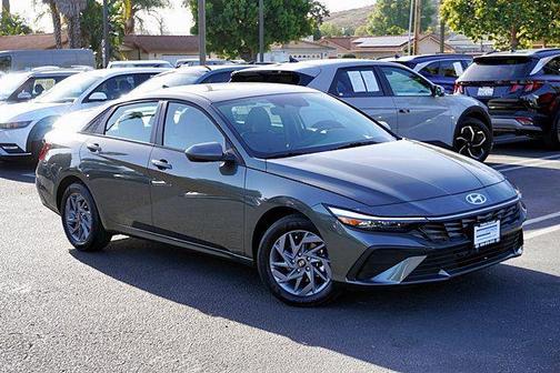 Amazon Gray 2026 Hyundai ELANTRA HEV Blue
