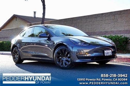 Gray 2023 Tesla Model 3 Standard Range