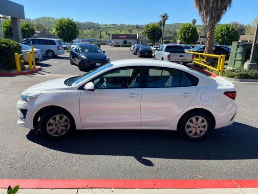 Clear White 2022 Kia Rio S