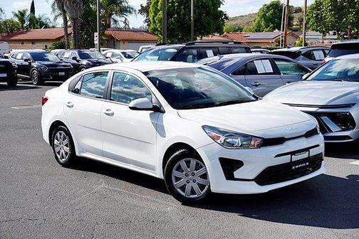 Clear White 2022 Kia Rio S