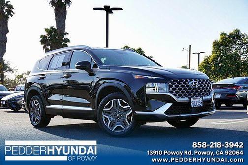 Twilight Black 2022 Hyundai SANTA FE HEV SEL Premium