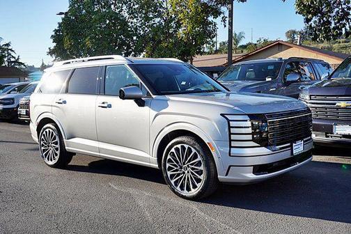 Typhoon Silver Metallic 2026 Hyundai Palisade Hybrid Calligraphy