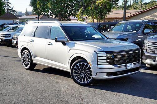 Typhoon Silver Metallic 2026 Hyundai Palisade Hybrid Calligraphy