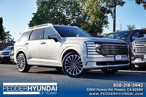 Typhoon Silver Metallic 2026 Hyundai Palisade Hybrid Calligraphy