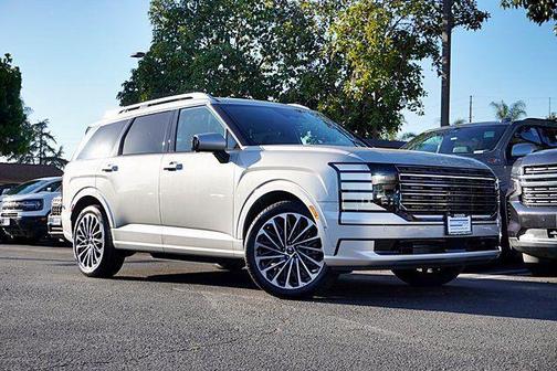 Typhoon Silver Metallic 2026 Hyundai Palisade Hybrid Calligraphy
