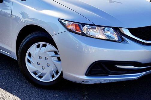 Alabaster Silver Metallic 2015 Honda Civic LX