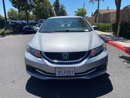 Alabaster Silver Metallic 2015 Honda Civic LX