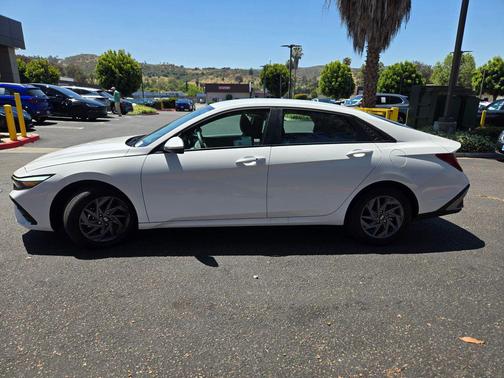 Serenity White 2025 Hyundai ELANTRA HEV Blue