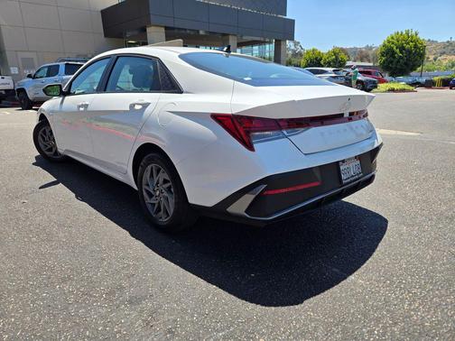 Serenity White 2025 Hyundai ELANTRA HEV Blue
