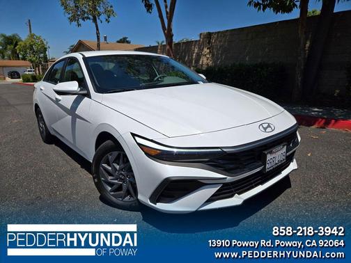 Serenity White 2025 Hyundai ELANTRA HEV Blue