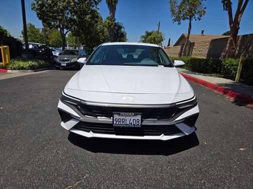 Serenity White 2025 Hyundai ELANTRA HEV Blue