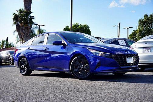 Intense Blue 2021 Hyundai ELANTRA SEL