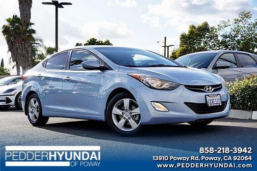 Blue Sky Metallic 2013 Hyundai ELANTRA GLS