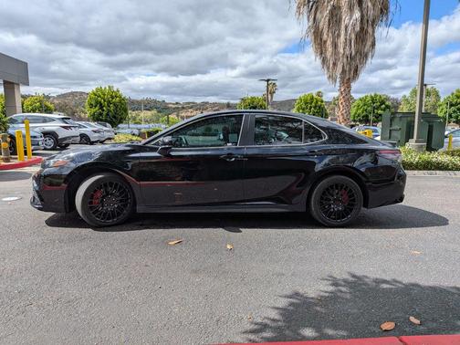Midnight Black Metallic 2023 Toyota Camry SE