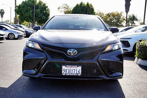Midnight Black Metallic 2023 Toyota Camry SE