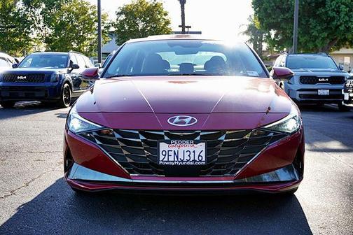Scarlet Red Pearl 2023 Hyundai ELANTRA HEV Limited