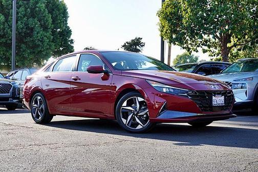 Scarlet Red Pearl 2023 Hyundai ELANTRA HEV Limited