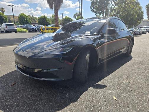 Solid Black 2024 Tesla Model 3 Long Range