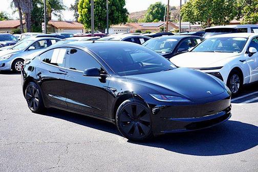 Solid Black 2024 Tesla Model 3 Long Range