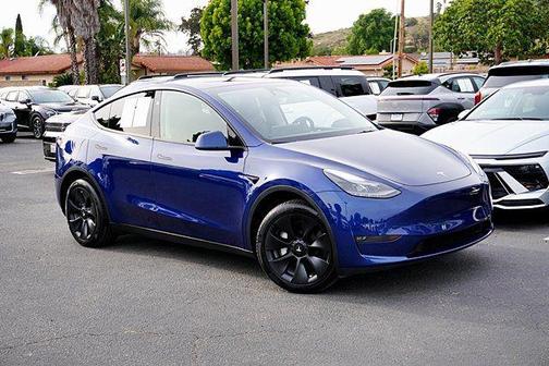 Deep Blue Metallic 2024 Tesla Model Y Long Range Dual Motor All-Wheel Drive