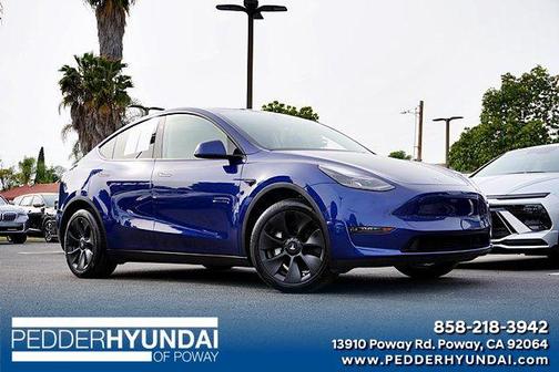 Deep Blue Metallic 2024 Tesla Model Y Long Range Dual Motor All-Wheel Drive
