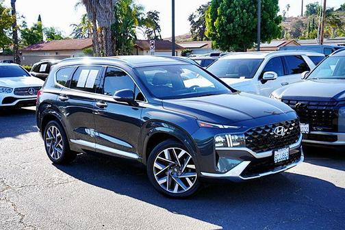 Portofino Gray 2022 Hyundai SANTA FE Calligraphy