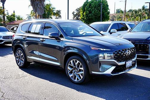 Portofino Gray 2022 Hyundai SANTA FE Calligraphy