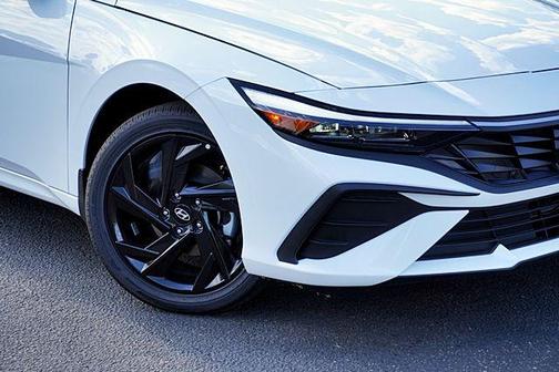 Serenity White 2026 Hyundai ELANTRA HEV SEL Sport