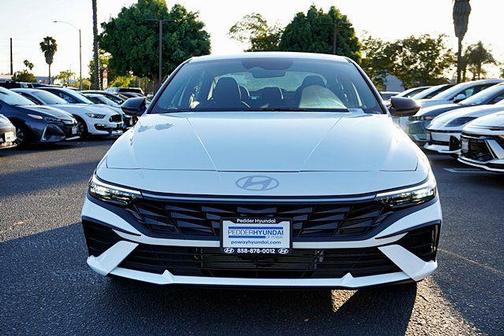 Serenity White 2026 Hyundai ELANTRA HEV SEL Sport