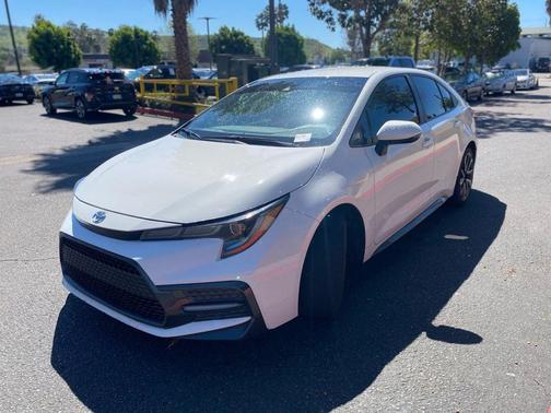 White 2022 Toyota Corolla SE