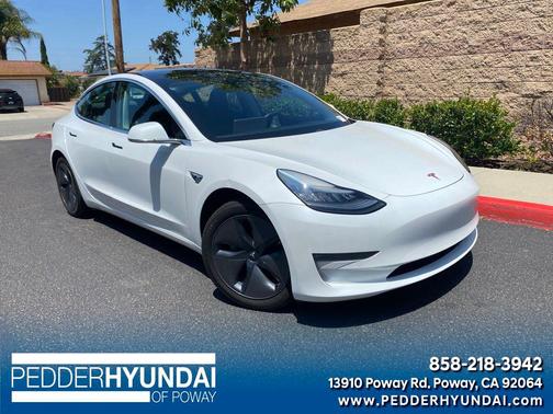 Pearl White Multi-Coat 2019 Tesla Model 3 Long Range