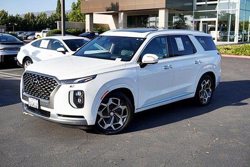 Hyper White 2021 Hyundai PALISADE Calligraphy
