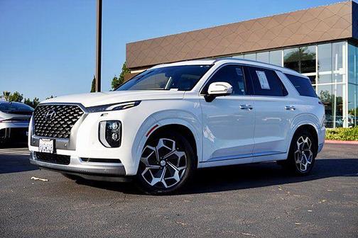 Hyper White 2021 Hyundai PALISADE Calligraphy